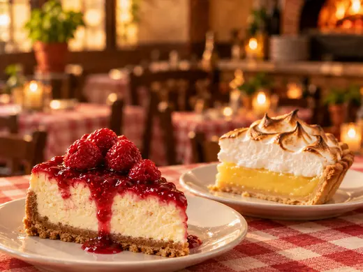 Postres de Pizza Azzis, pizzería italiana en Providencia